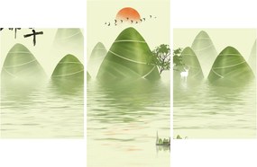 Kép - Zöld-hegyi völgy (90x60 cm)