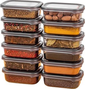 Élelmiszertartó doboz szett 12 db-os Fresco – Hermia