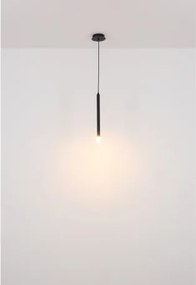 Globo 15629-3 Függeszték fém fekete matt, akril szaténozott, átlátszó, fekete PVC kábel, ø: 240mm, M: 1200mm, 3x G9 LED 4W 230V izzók nélkül