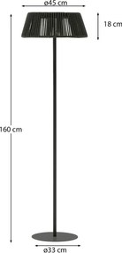 Napelemes LED asztali-hordozható kültéri lámpa ø 33 cm Aldet – Kave Home