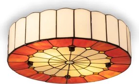 Brilagi - Tiffany vitrázs mennyezeti lámpa SIENNA 3xE27/60W/230V, átmérő 40 cm