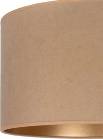 Brilagi - VELVET kábeles függőlámpa 1xE27/60W/230V, átm. 40 cm, bézs/arany
