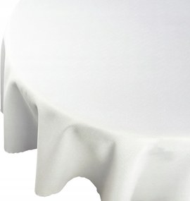 Abrosz Foltálló Asztal Eső áldozás Esküvő Fehér Kör átm. 140 cm