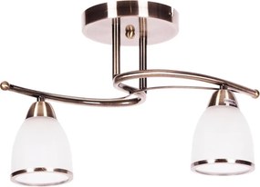 KAJA K-JSL-8090-2_AB SAMIRA Mennyezeti Csillár Bronz E14 IP20
