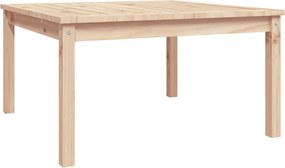 vidaXL tömör fenyőfa kerti asztal 82,5x82,5x45 cm