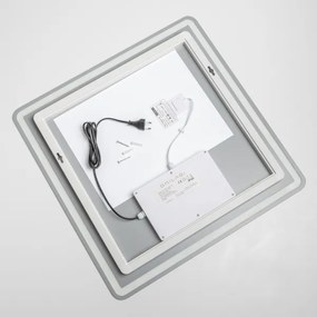 Brilagi - LED dimmelhető fürdőszobai fűthető tükör háttérvilágítással BELLA LED/16W/230V 60x60 cm IP44