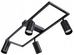 Spotlámpa 4xGU10/30W/230V fekete