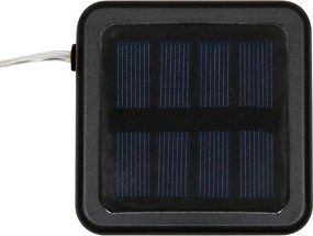 Napvitorla fényfüzérrel, 140 napelemes LED, 8 világítási móddal, 3x3x3 m, zsinór, rögzítőelemek