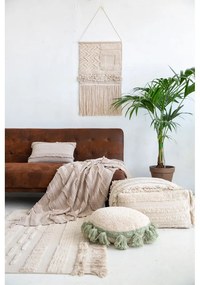 Világosszürke-krémszínű mosható kézi szövésű pamut szőnyeg 170x240 cm Air Natural – Lorena Canals