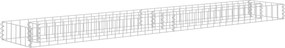 vidaXL horganyzott acél gabion magaságyás 180 x 30 x 10 cm