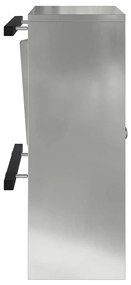 postaláda Fekete 30 x 23 x 55 cm Horganyzott acél