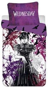 Wednesday Raven ágyneműhuzat 140×200cm, 70×90 cm Microfibre