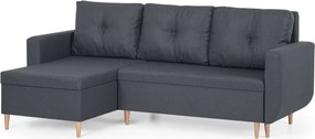 DORIS Kinyitható sarokkanapé Szürke