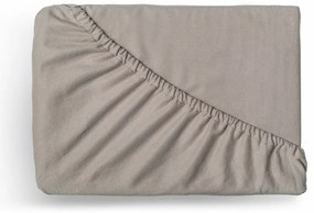 Kvalitex Flanel feszítő lepedő bézs, 180 x 200 cm, 180 x 200 cm