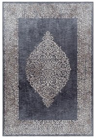 Antracitszürke mosható szőnyeg 80x150 cm Fiesta – Ayyildiz Carpets