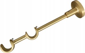 Fém függönykarnis tartó Dupla 19+19mm Modern Sárgaréz Matt