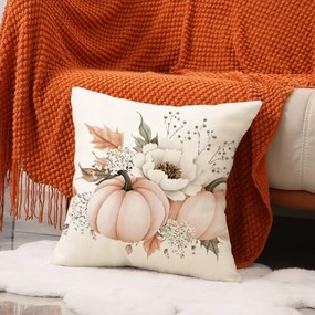 Párnahuzat AUTUMN CALL 45x45 cm, krém színű