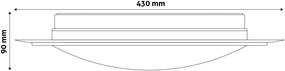 Avide LED Mennyezeti Lámpa Ares 24W 430*90mm NW 4000K