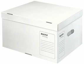 Archiválókonténer, L méret, LEITZ Infinity, fehér (E61040000)
