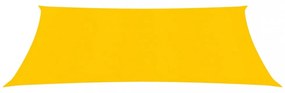 sárga HDPE napvitorla 160 g/m² 2,5 x 5 m