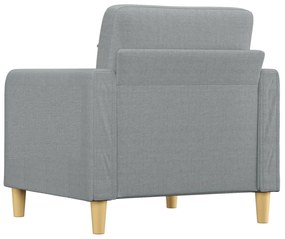 világosszürke szövet kanapéfotel 60 cm