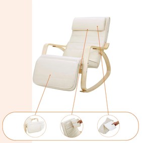 Jurhan SWING hintaszék, teherbírás 150kg, 67x115x91cm, bézs