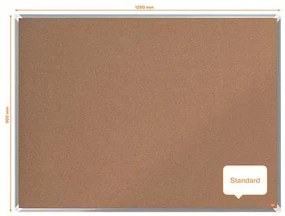 Parafatábla, 120x90 cm, alumínium keret, NOBO Premium Plus (VN15181)