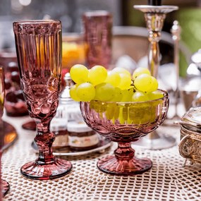 Pezsgőspohár készlet, 6db, 150 ml, rózsaszín, FREGATA TYP 4