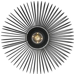 Nordlux - Mennyezeti lámpa BERONI 1xE27/60W/230V átm. 40,3 cm fekete