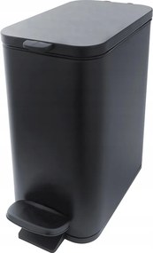 Nimco Fürdőszobai hulladékgyűjtő 5l, fekete fém, csendes záródású Kos 11005-90_