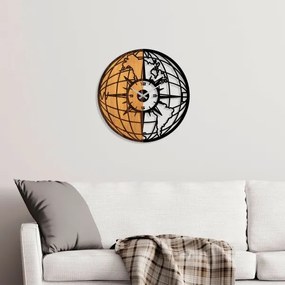 Fali óra 56 cm átmérő, 1xAA, fa/fém kivitel