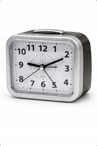 Livello ZB25 11/6.5/10.8 cm analóg ébresztőóra – Ezüstszürke 4 db elem