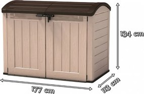 Store-It-Out Ultra tároló, beige-barna színben