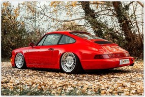 Poszterek 120x80 Piros Porsche Autó