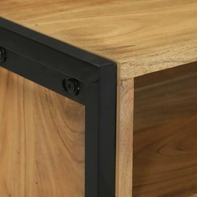 TV szekrény fiókkal Barna 100 x 35 x 50 cm Tömör akácfa