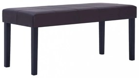 barna műbőr pad 106 cm