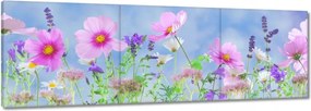 Vászonkép 150x50 Finom virágok