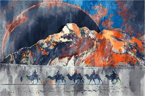 Kép - A sweathouse-ok illusztrációja (90x60 cm)