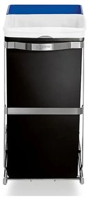 Műanyag szemetes 35 l Dual - simplehuman