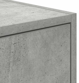 betonszürke szerelt fa TV-szekrény 60x31x25,5 cm