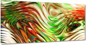 Festmények 120x60 Színes hullámok