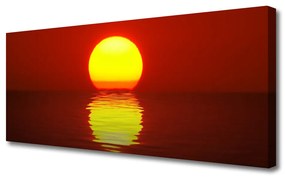 Vászonkép nyomtatás Sunset Landscape 140x70 cm