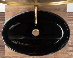 Pultos mosdó Rea Melania Black Shiny