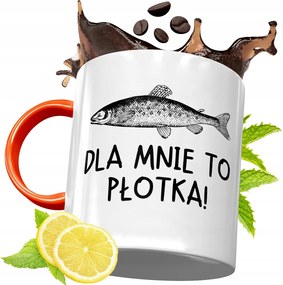 Narancssárga Bögre Horgászoknak Ajándék fényképes nyomtatással