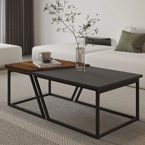 Verona P0024623 - Anthracite, Rustic Walnut