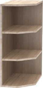 Befejező felsőszekrény, tölgy sonoma, univerzális, NOVA PLUS NOPL-003-OH