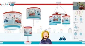 Dalber D-60612 - Gyermek csillár POLICE 1xE27/60W/230V