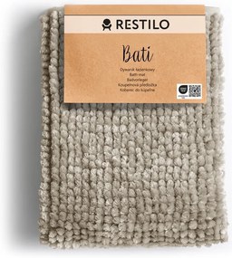 Bézs fürdőszobai kilépő 70x120 cm Bati – Restilo