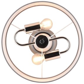 Szürke mennyezeti lámpa ø 30 cm Davos – Trio