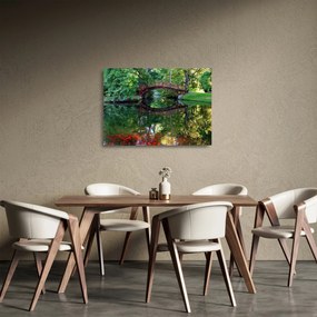 A folyó képe (üvegen) (70x50 cm)